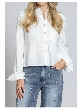AP•NY Ruffle Shirt
